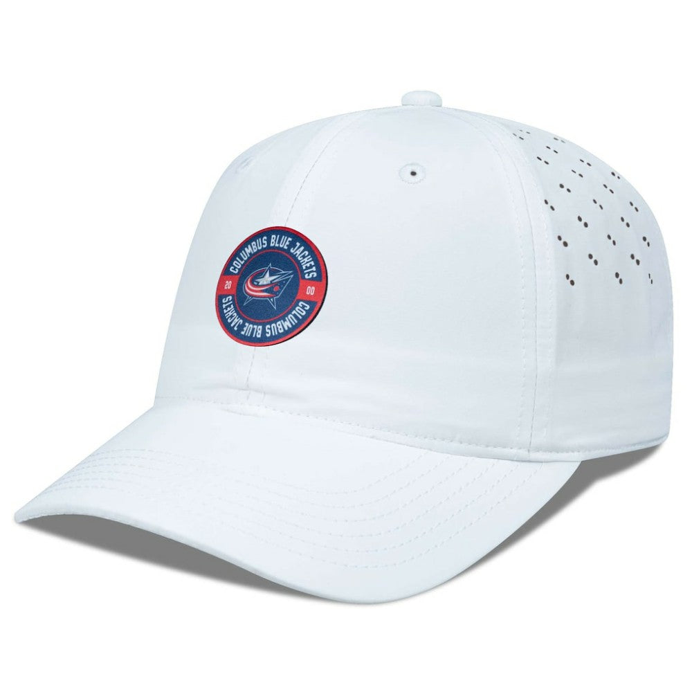 Columbus Blue Jackets - Levelwear Women's Haven Adjustable Hat White