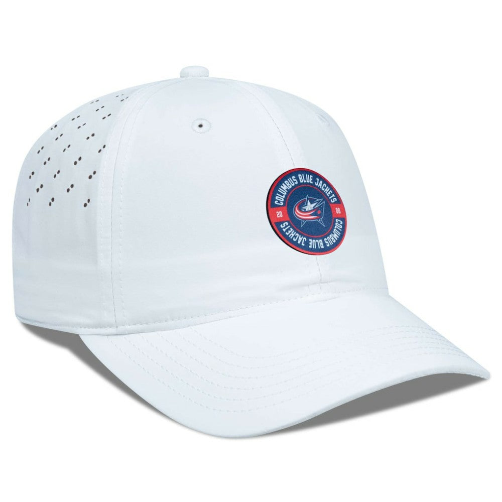 Columbus Blue Jackets - Levelwear Women's Haven Adjustable Hat White