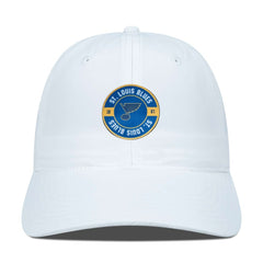 St. Louis Blues - Levelwear Women's Haven Adjustable Hat White