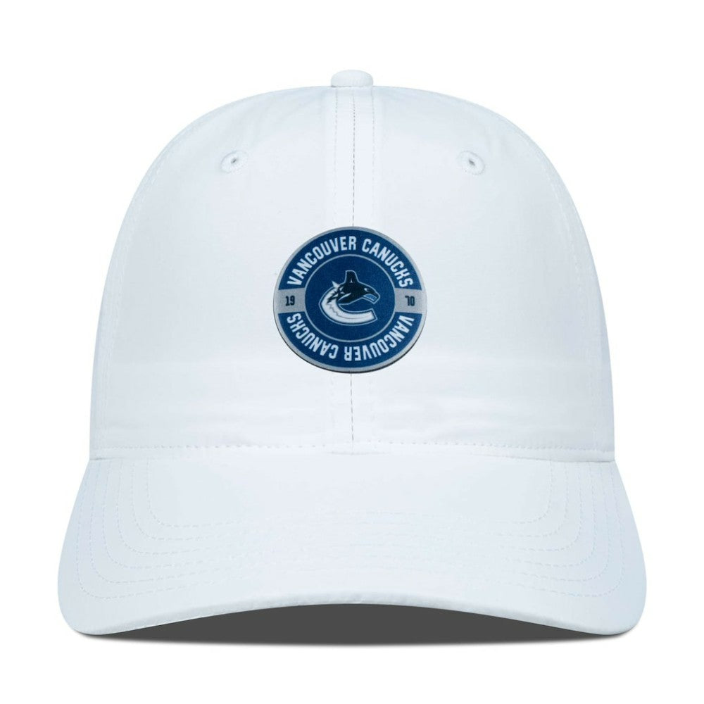 Vancouver Canucks - Levelwear Women's Haven Adjustable Hat White