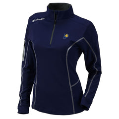 Columbia - Indiana Pacers Women's Omni-Wick Shotgun Quarter-Zip Pullover Top - Navy