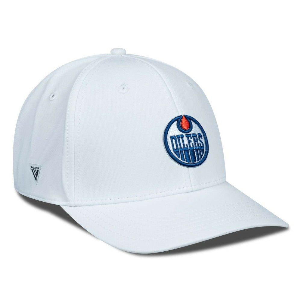 Edmonton Oilers - Levelwear Rise Flex Hat White