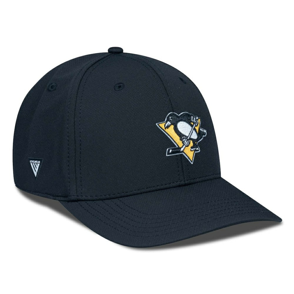 Pittsburgh Penguins Levelwear Rise Flex Hat Black