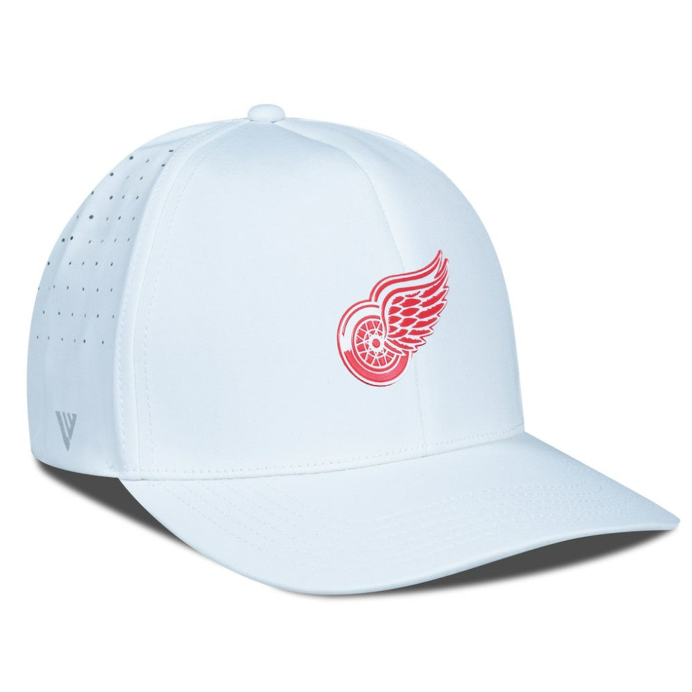 Detroit Red Wings - Levelwear Zeta Flex Hat White