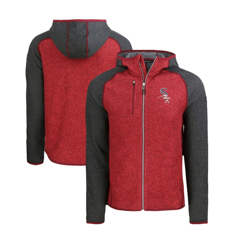 Chicago White Sox Cutter & Buck Stars & Stripes Mainsail Sweater-Knit Full-Zip Hoodie On Sale
