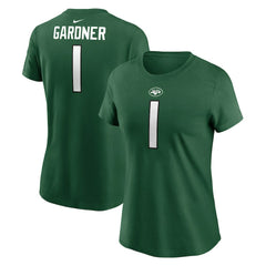 Sauce Gardner New York Jets Women's Player Name & Number T-Shirt Green - Nike