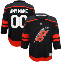 Carolina Hurricanes - Youth Home Replica Custom Jersey Black