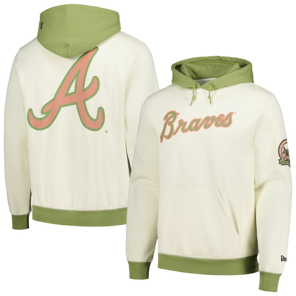 Atlanta Braves New Era Color Pop Pullover Hoodie On Sale