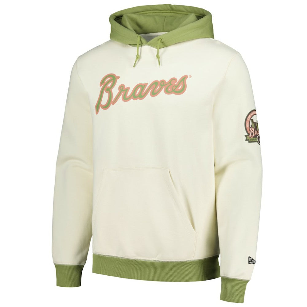 Atlanta Braves New Era Color Pop Pullover Hoodie On Sale