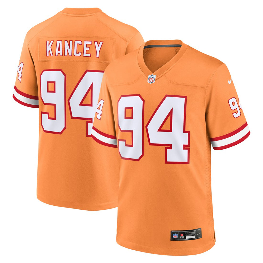 Calijah Kancey Tampa Bay Buccaneers Alternate Game Jersey Orange - Nike