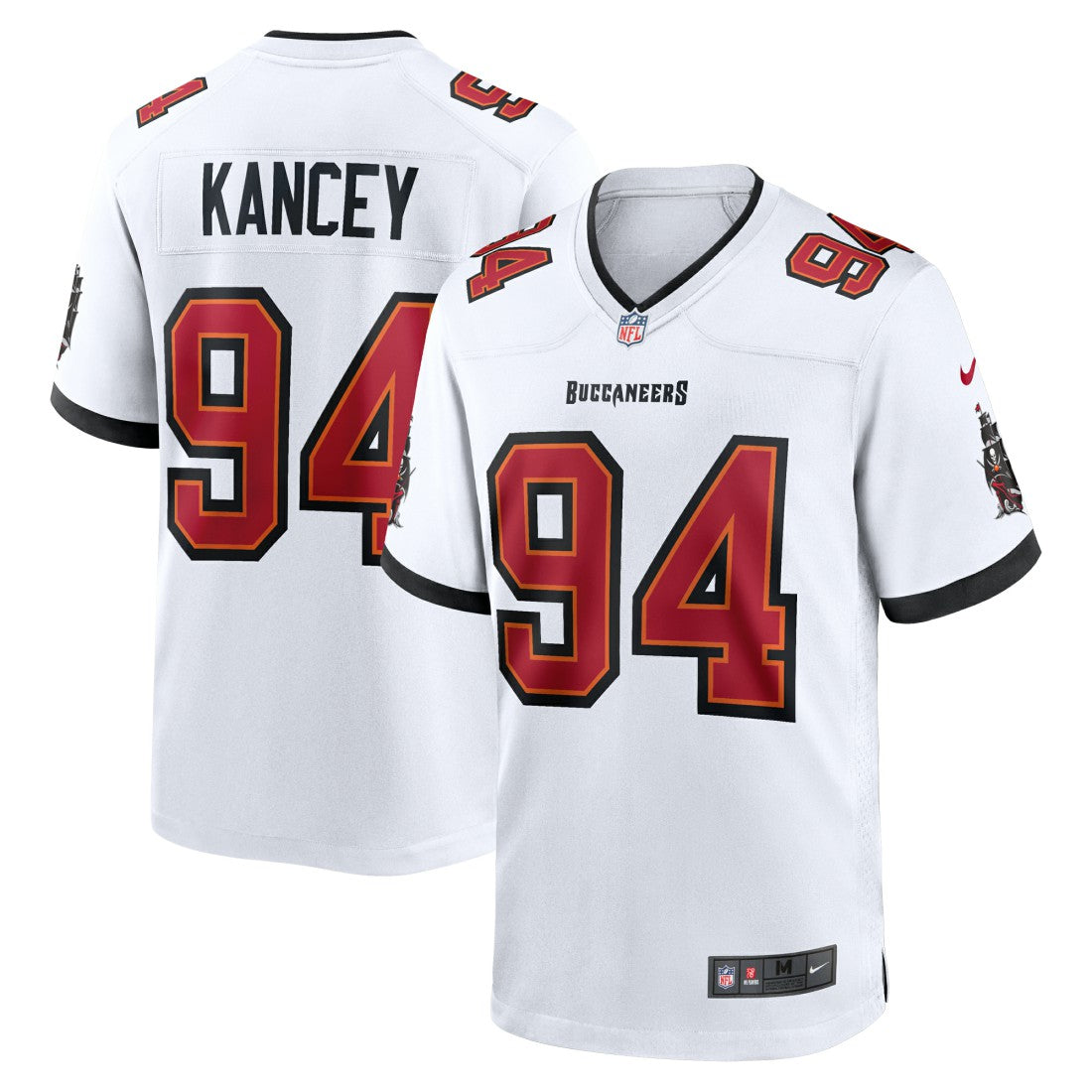 Calijah Kancey Tampa Bay Buccaneers Game Jersey White - Nike