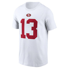 Brock Purdy San Francisco 49ers Player Name & Number T-Shirt White - Nike