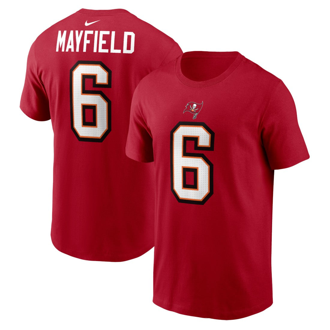 Baker Mayfield Tampa Bay Buccaneers Player Name & Number T-Shirt Red - Nike