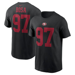 Nick Bosa San Francisco 49ers Player Name & Number T-Shirt Black - Nike