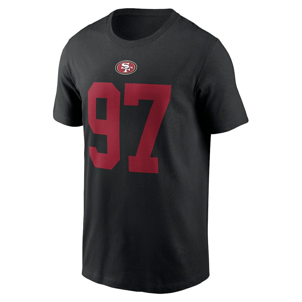 Nick Bosa San Francisco 49ers Player Name & Number T-Shirt Black - Nike