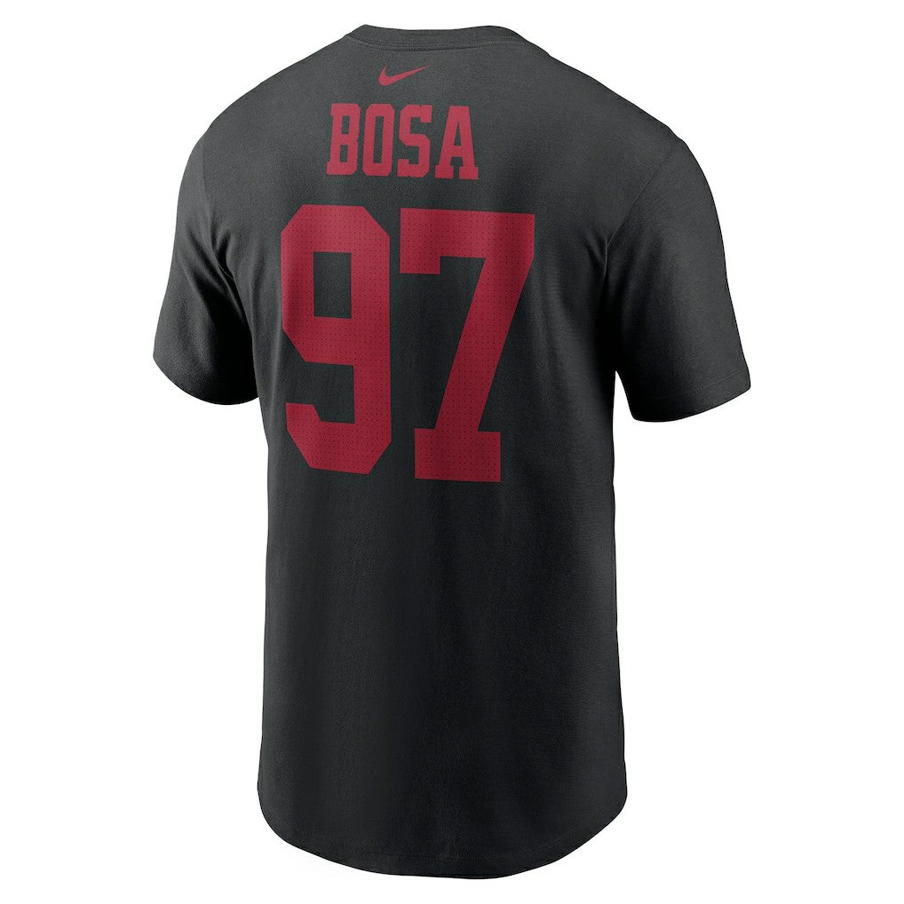 Nick Bosa San Francisco 49ers Player Name & Number T-Shirt Black - Nike