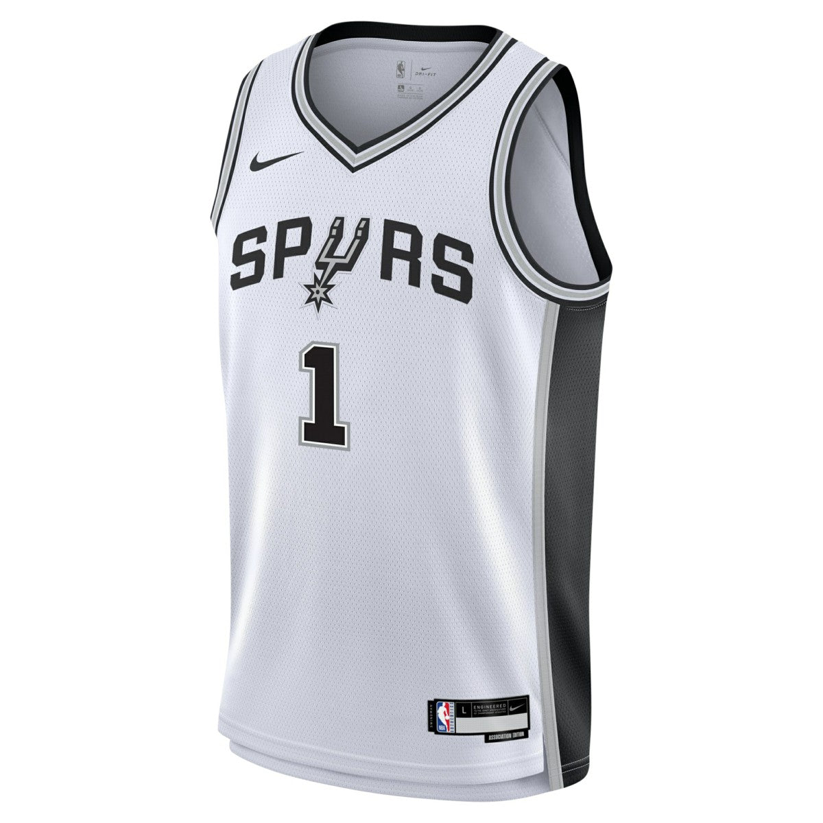 Nike - Victor Wembanyama San Antonio Spurs Youth Swingman Jersey - Association Edition - White