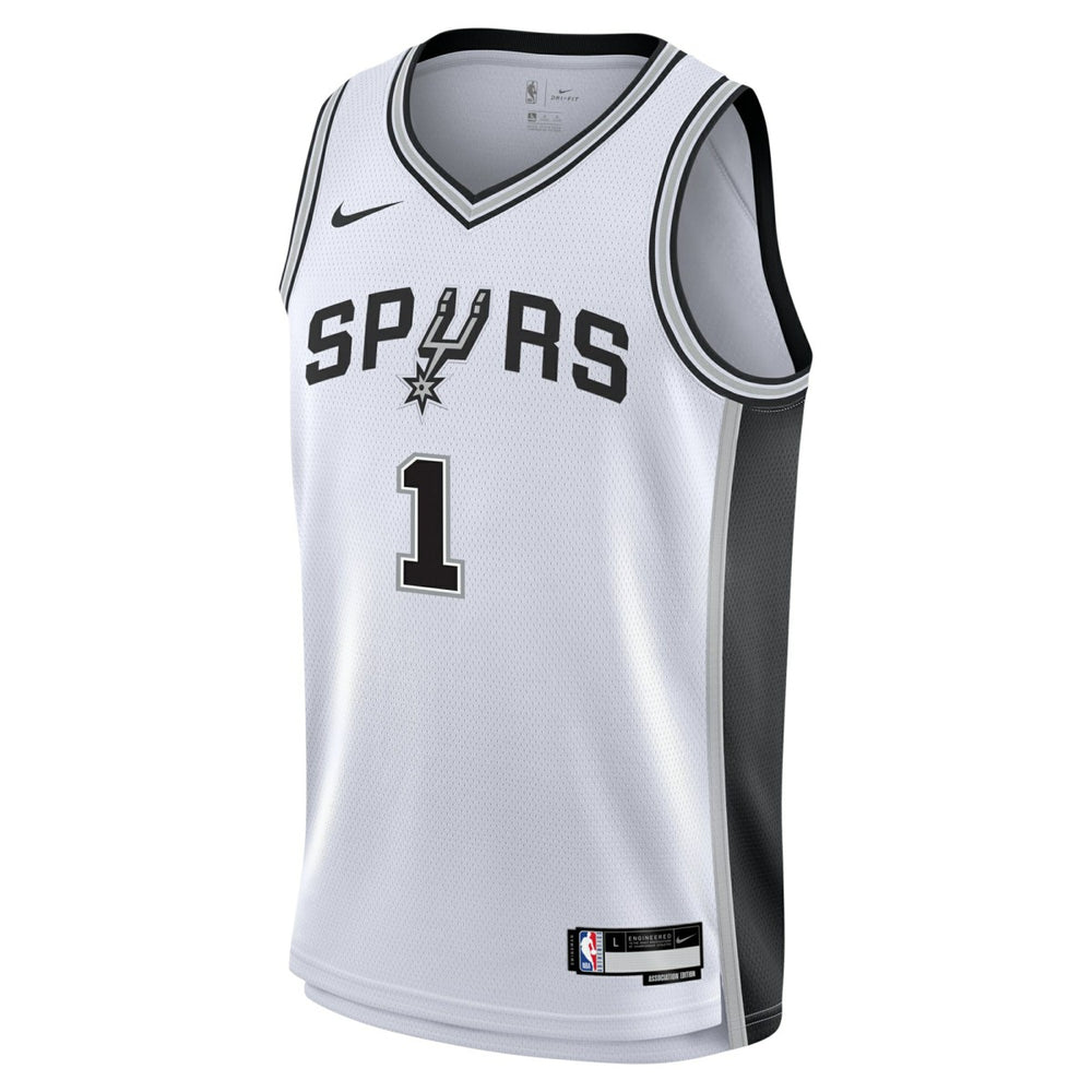 Nike - Victor Wembanyama San Antonio Spurs Youth Swingman Jersey - Association Edition - White