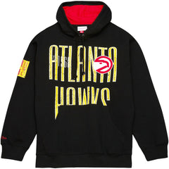 Mitchell & Ness - Atlanta Hawks Hardwood Classics OG 2.0 Pullover Hoodie - Black
