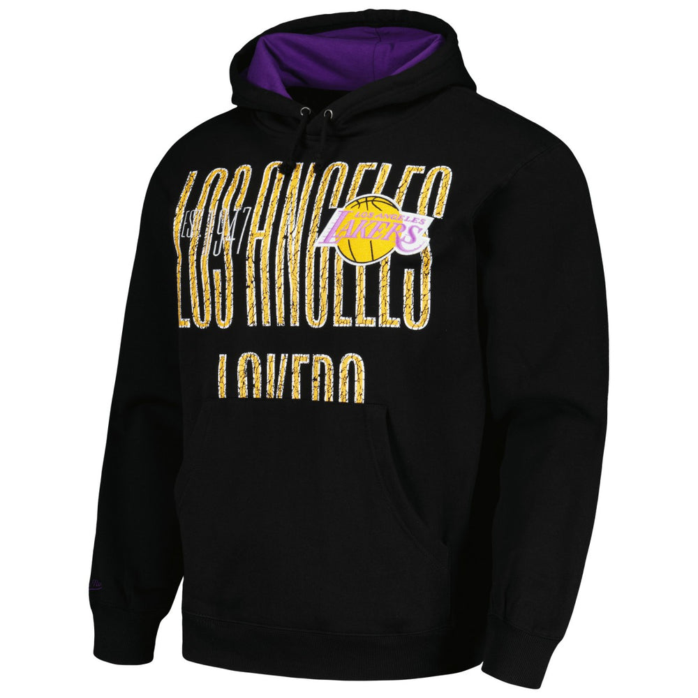 Mitchell & Ness - Los Angeles Lakers Hardwood Classics OG 2.0 Pullover Hoodie - Black