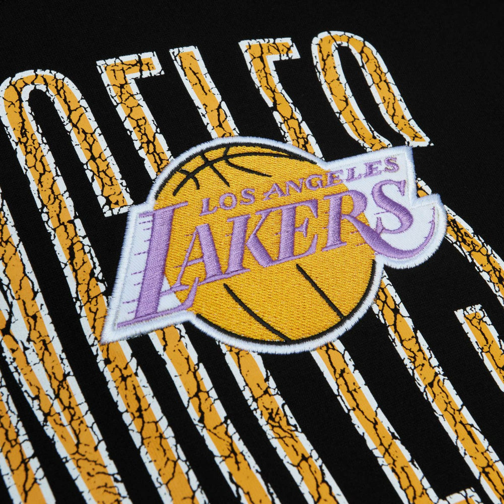 Mitchell & Ness - Los Angeles Lakers Hardwood Classics OG 2.0 Pullover Hoodie - Black