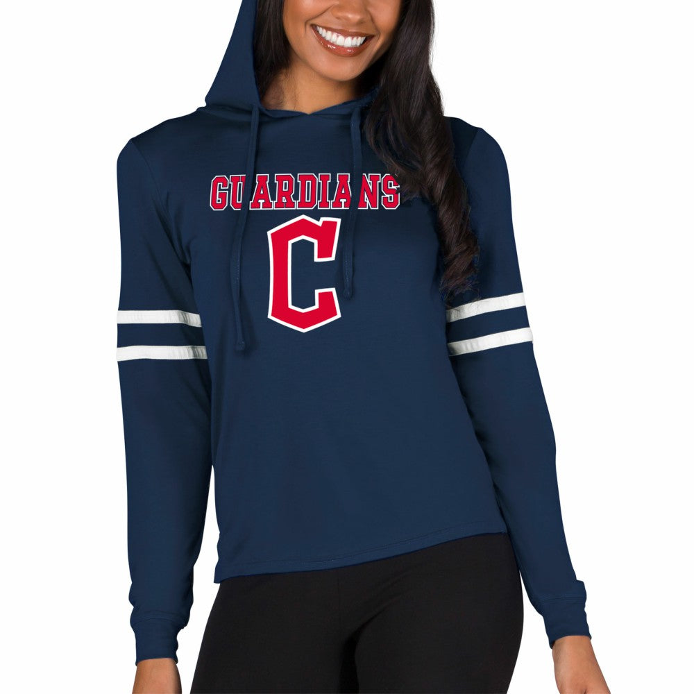 Cleveland Guardians Concepts Sport Women's Marathon Lightweight Lounge Pullover Hoodie Lifestyle