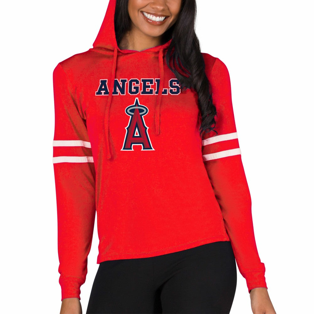 Los Angeles Angels Concepts Sport Women's Marathon Lightweight Lounge Pullover Hoodie for sale