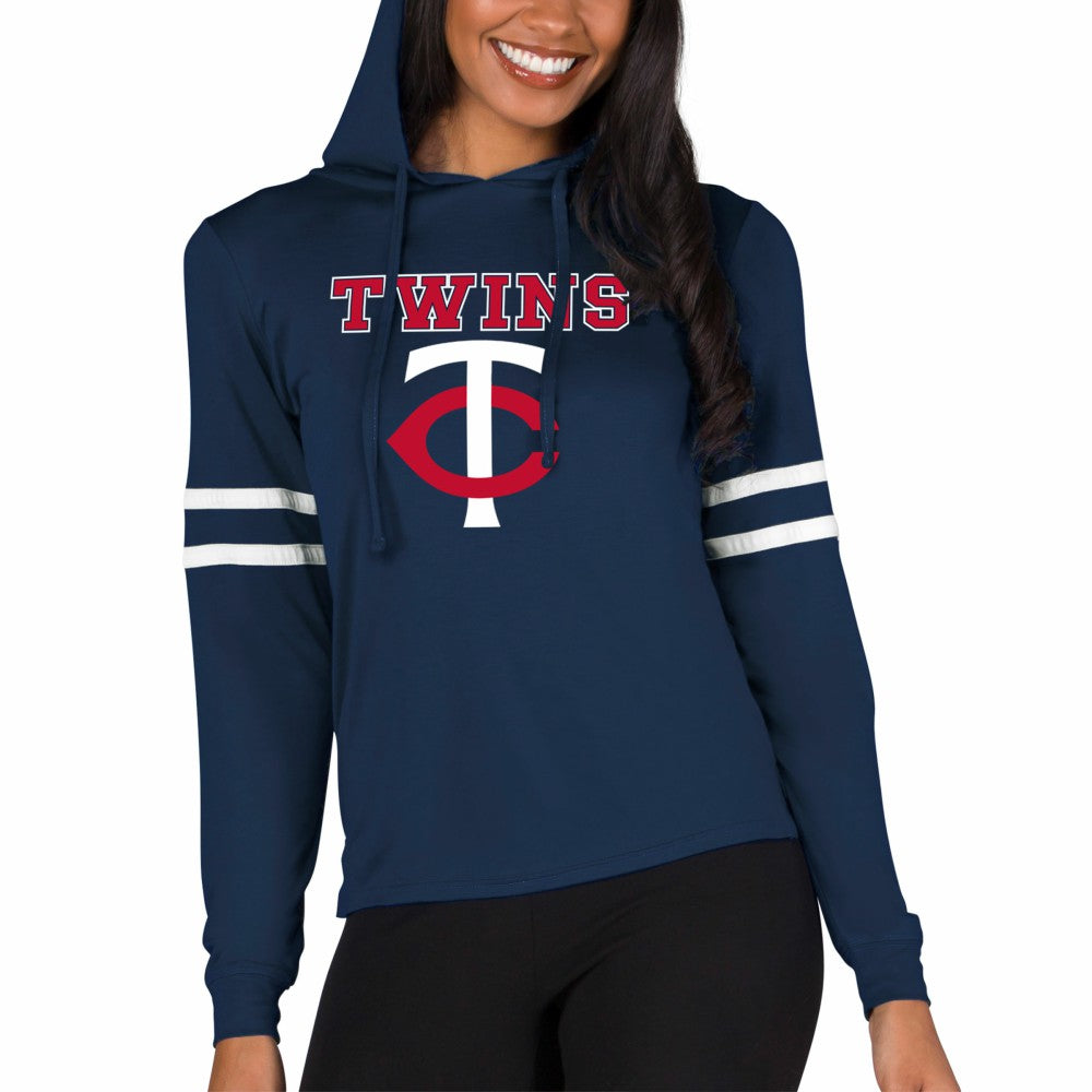 Minnesota Twins Concepts Sport Women's Marathon Lightweight Lounge Pullover Hoodie for sale