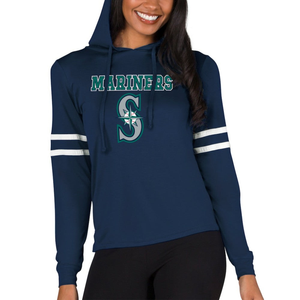 Seattle Mariners Concepts Sport Women's Marathon Lightweight Lounge Pullover Hoodie for sale