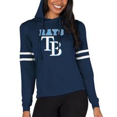 Tampa Bay Rays Concepts Sport Women's Marathon Lightweight Lounge Pullover Hoodie On Sale