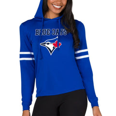 Toronto Blue Jays Concepts Sport Women's Marathon Lightweight Lounge Pullover Hoodie Online