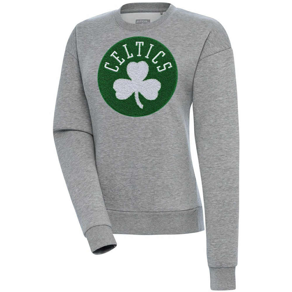 NBA - Boston Celtics Antigua Women's Victory Crewneck Pullover Sweatshirt - Heather Gray