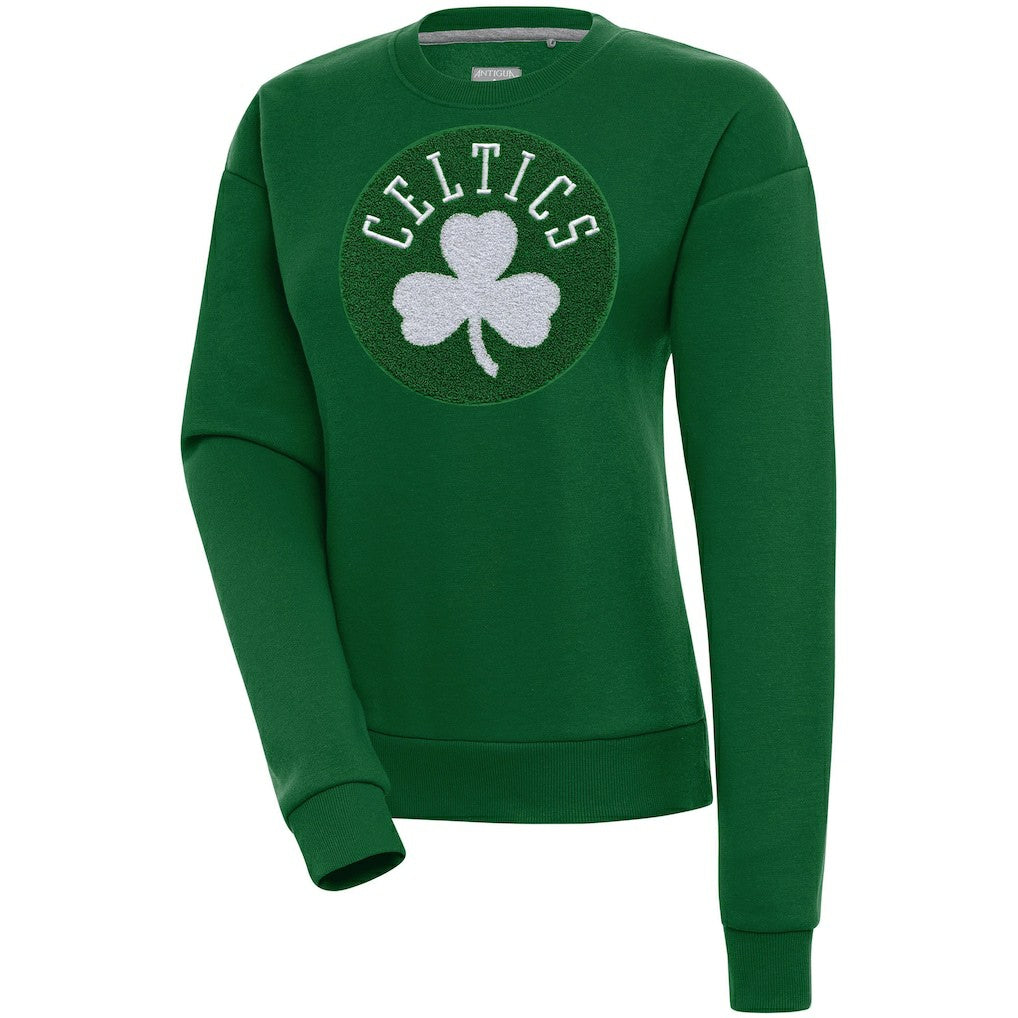 NBA - Boston Celtics Antigua Women's Victory Crewneck Pullover Sweatshirt - Hunter Green