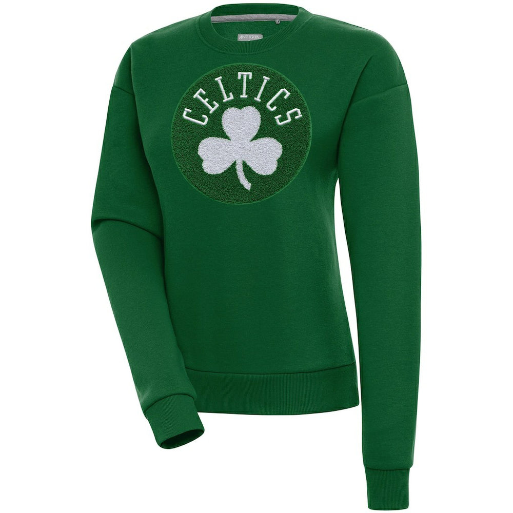 NBA - Boston Celtics Antigua Women's Victory Crewneck Pullover Sweatshirt - Hunter Green
