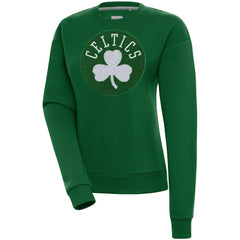 NBA - Boston Celtics Antigua Women's Victory Crewneck Pullover Sweatshirt - Hunter Green