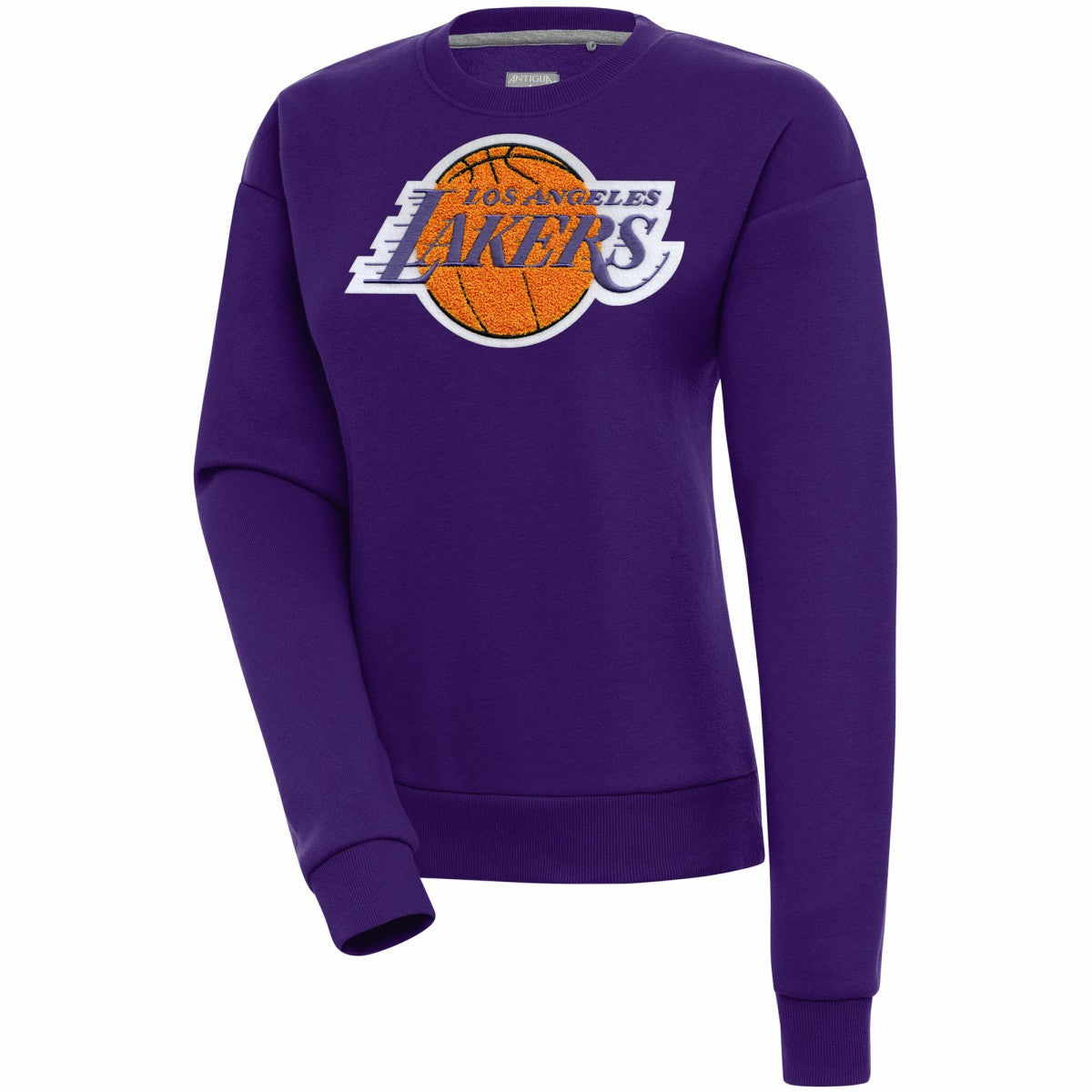 NBA - Los Angeles Lakers Antigua Women's Victory Crewneck Pullover Sweatshirt - Purple