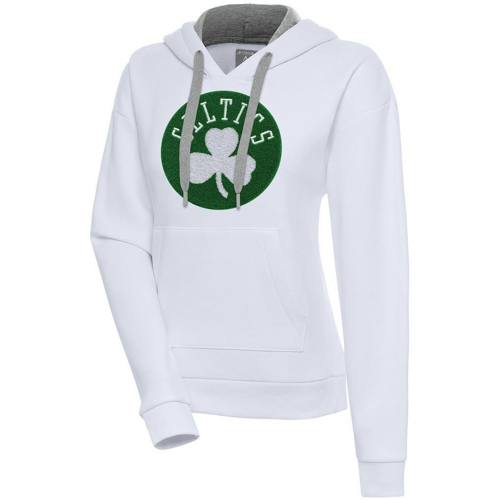 NBA - Boston Celtics Antigua Women's Victory Pullover Hoodie - White