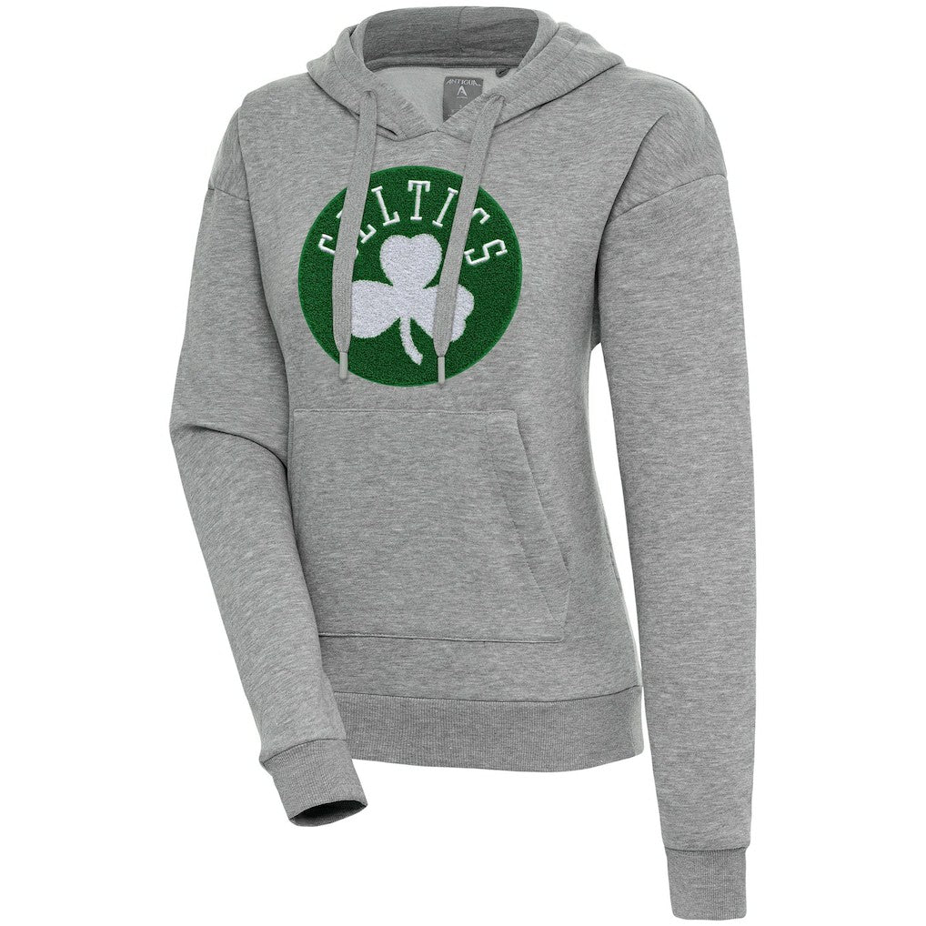 NBA - Boston Celtics Antigua Women's Victory Pullover Hoodie - Heather Gray