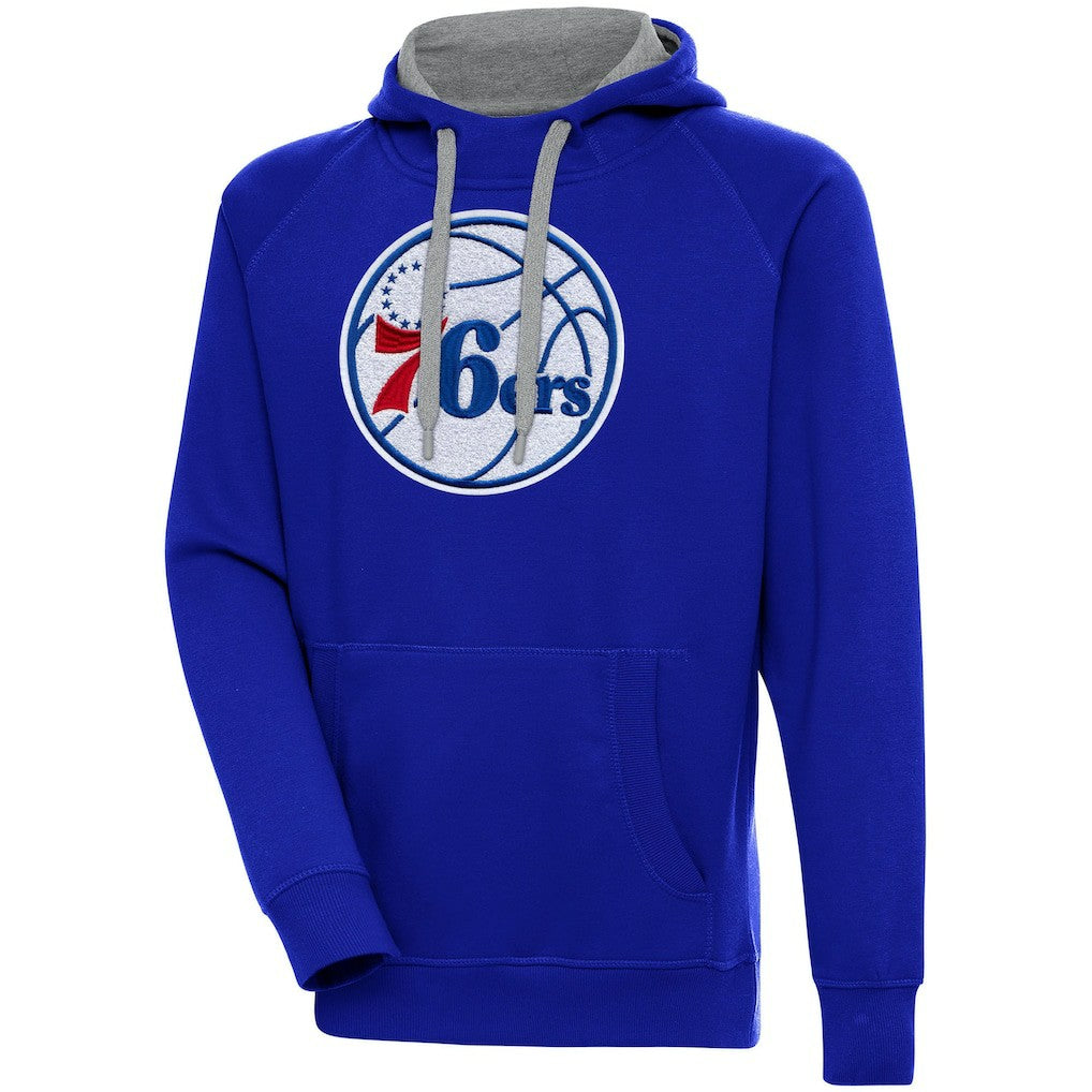 NBA - Philadelphia 76ers Antigua Victory Pullover Hoodie - Royal