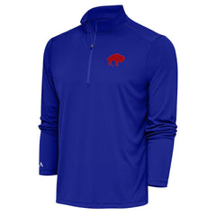 Buffalo Bills Adult Throwback Logo Tribute Quarter-Zip Pullover Royal - NFL