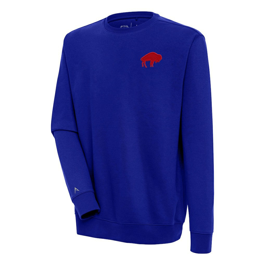 Buffalo Bills Adult Throwback Logo Victory Pullover Sweatshirt Royal - NFL