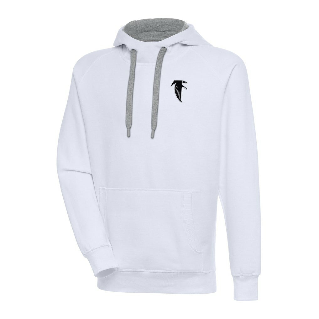 Atlanta Falcons Adult Throwback Logo Victory Pullover Hoodie White - NFL