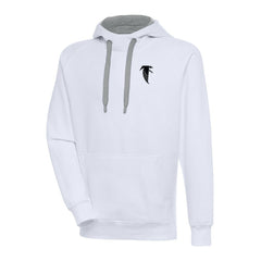 Atlanta Falcons Adult Throwback Logo Victory Pullover Hoodie White - NFL