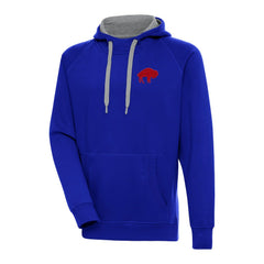Buffalo Bills Adult Throwback Logo Victory Pullover Hoodie Royal - NFL