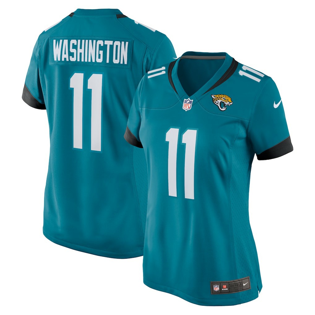 Parker Washington Jacksonville Jaguars Women's Team Game Jersey Teal - Nike
