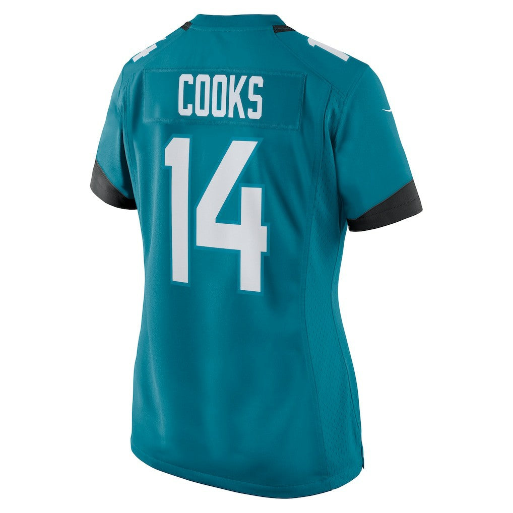 Elijah Cooks Jacksonville Jaguars Women's Team Game Jersey Teal - Nike