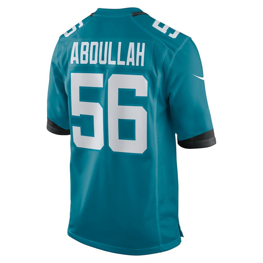 Yasir Abdullah Jacksonville Jaguars Team Game Jersey Teal - Nike