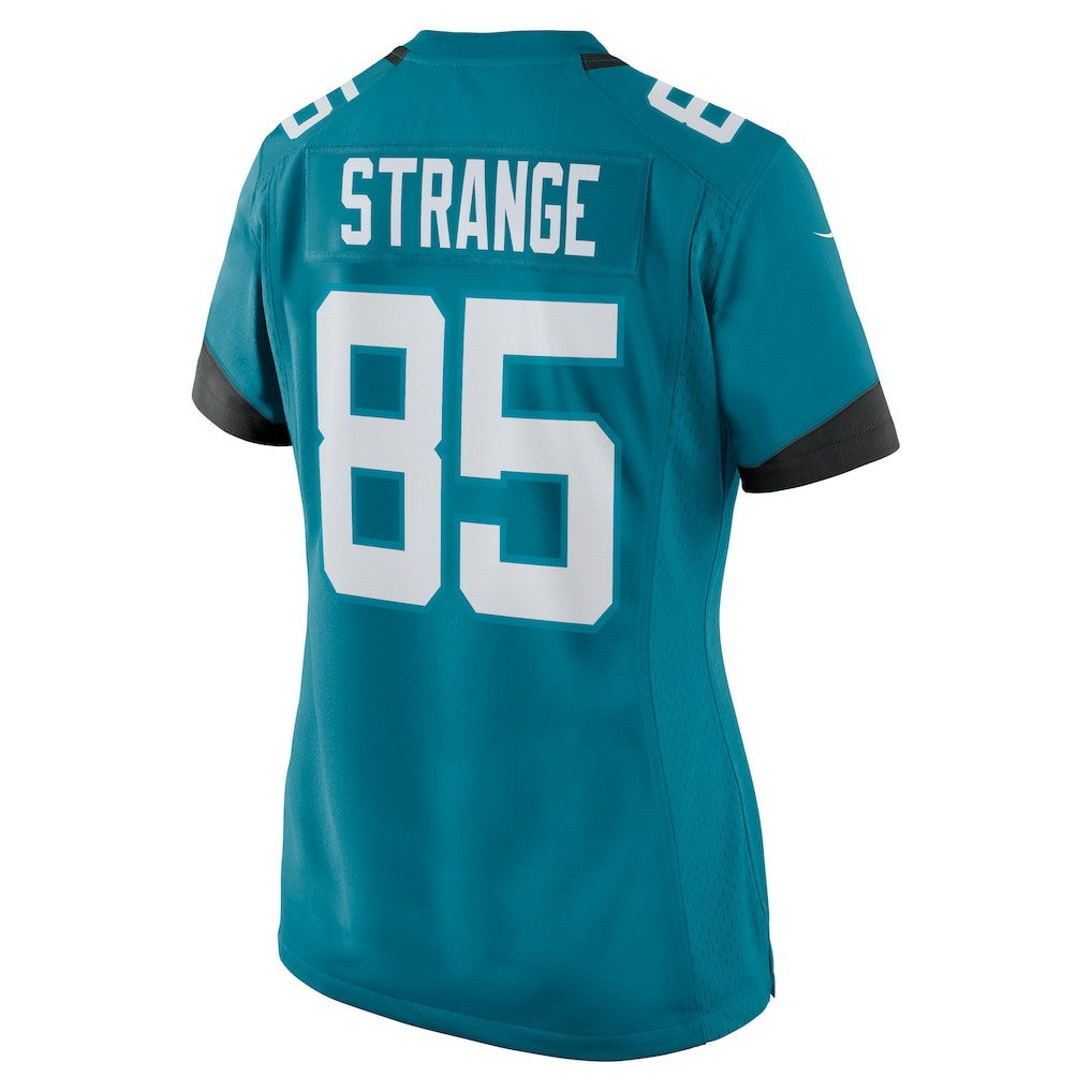 Brenton Strange Jacksonville Jaguars Women's Team Game Jersey Teal - Nike