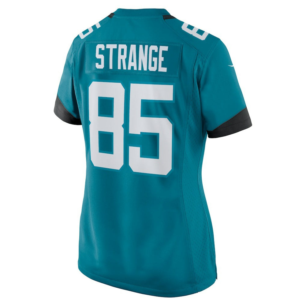 Brenton Strange Jacksonville Jaguars Women's Team Game Jersey Teal - Nike