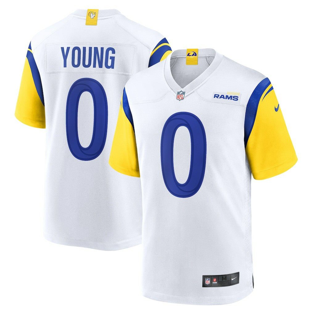 Byron Young Los Angeles Rams Team Game Jersey - White | NFL Jerseys